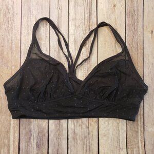 Under Armour black mesh lingerie/bralette size L